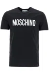 Moschino Couture T-shirt With Logo Print In Black