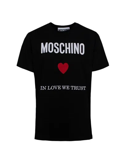 Moschino Couture T-shirts & Tops In Black