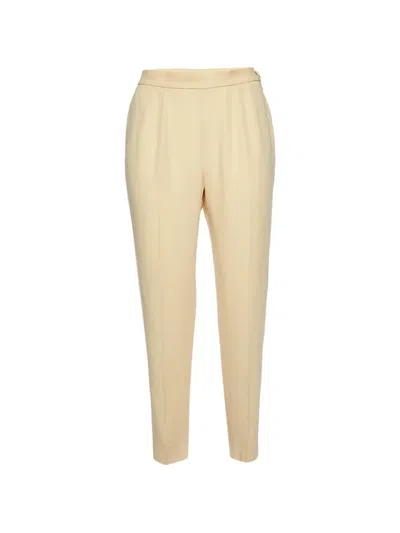 Pre-owned Moschino Couture Tapered Trousers In Neutral