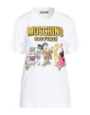 Moschino Woman T-shirt White Size S Cotton In Blanco
