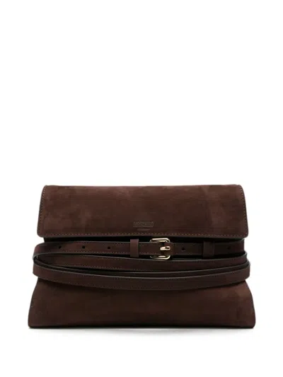 Moschino Couture Tie Me Leather Handbag In Pattern