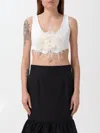 Moschino Vests With Rose. In White