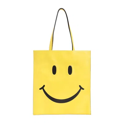 Moschino Tote Handbag In Yellow