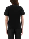 Moschino Couture Tshirt With Teddy Print In Black