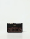 MOSCHINO COUTURE WALLET MOSCHINO COUTURE WOMAN COLOR BROWN,F38157032