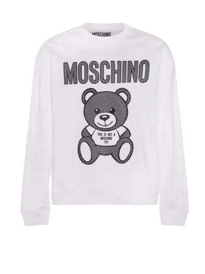 Moschino Couture White Cotton Sweater
