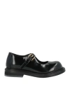 Moschino Couture Woman Ballet Flats Black Size 10 Leather In Black