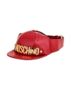 Moschino Couture Woman Belt Bag Brick Size - Leather In Red