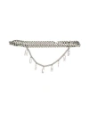 Moschino Couture Woman Belt Silver Size L Metal In Metallic