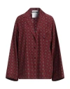 Moschino Camicia In Seta Stampata Donna In Red