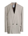 Moschino Couture Woman Blazer Light Brown Size 8 Virgin Wool