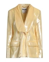 Moschino Couture Woman Blazer Pastel Yellow Size 10 Polyester In Yellow