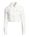 Moschino Couture Woman Blazer White Size 10 Cotton, Polyamide