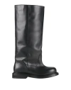 Moschino Couture Woman Boot Black Size 7 Leather In Black