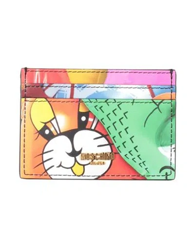 Moschino Couture Woman Cardholder Pink Size - Leather