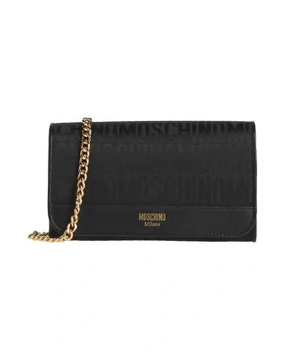 Moschino Couture Woman Cross-body Bag Black Size - Leather, Textile Fibers