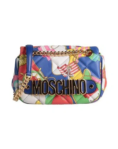 Moschino Couture Woman Cross-body Bag Blue Size - Polyolefin