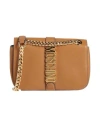 Moschino Couture Woman Cross-body Bag Camel Size - Leather In Sand