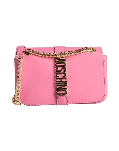 Moschino Couture Woman Cross-body Bag Magenta Size - Leather In Purple