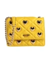 Moschino Couture Woman Cross-body Bag Yellow Size - Leather