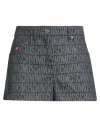 Moschino Couture Woman Denim Shorts Blue Size 8 Cotton, Polyester In Gray