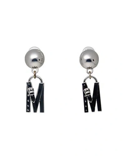 Moschino Couture Woman Earrings Silver Size - Metal