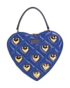 Moschino Couture Woman Handbag Blue Size - Leather In Blue
