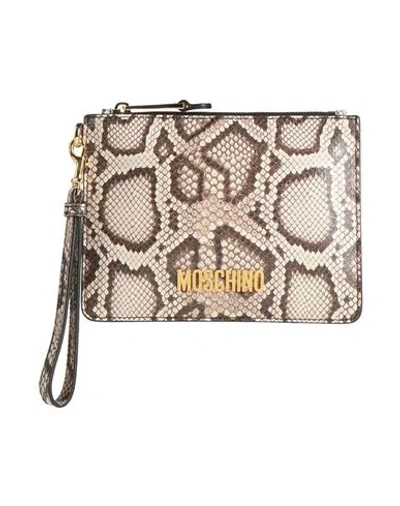 Moschino Couture Woman Handbag Cream Size - Leather