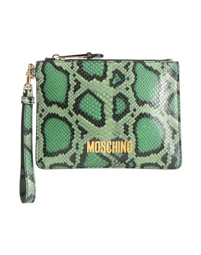 Moschino Couture Woman Handbag Green Size - Leather