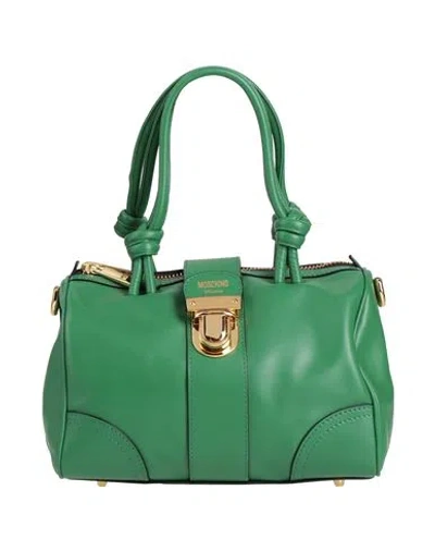 Moschino Couture Woman Handbag Green Size - Leather