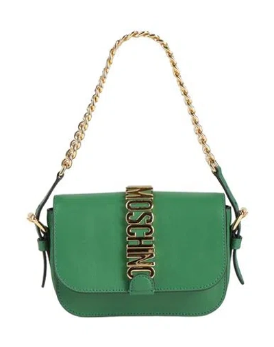 Moschino Couture Woman Handbag Green Size - Leather
