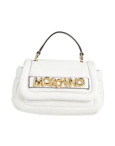 Moschino Couture Woman Handbag Off White Size - Polyolefin
