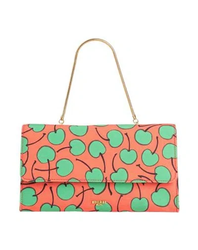 Moschino Couture Woman Handbag Orange Size - Textile Fibers