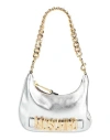 Moschino Couture Woman Handbag Silver Size - Leather