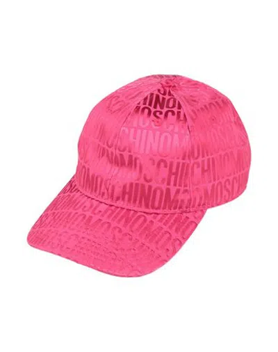 Moschino Couture Woman Hat Fuchsia Size Onesize Polyester, Cotton In Pink