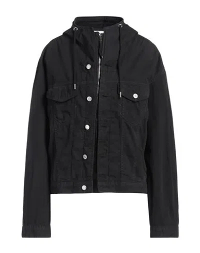 Moschino Couture Woman Jacket Black Size 18 Cotton