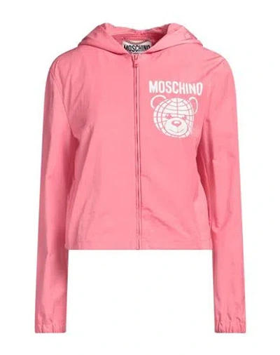 Moschino Couture Woman Jacket Pink Size 8 Polyamide