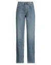 Moschino Couture Woman Jeans Blue Size 10 Cotton In Blue
