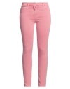 Moschino Couture Woman Jeans Pink Size 8 Cotton, Elastane In Pink