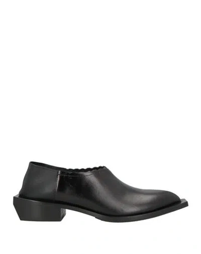 Moschino Couture Woman Loafers Black Size 8 Calfskin