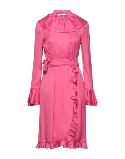 Moschino Midi Dresses In Fuchsia