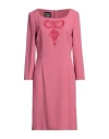 Moschino Couture Woman Midi Dress Pink Size 14 Acetate, Viscose In Pink