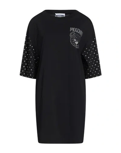 Moschino Couture Woman Mini Dress Black Size 12 Organic Cotton