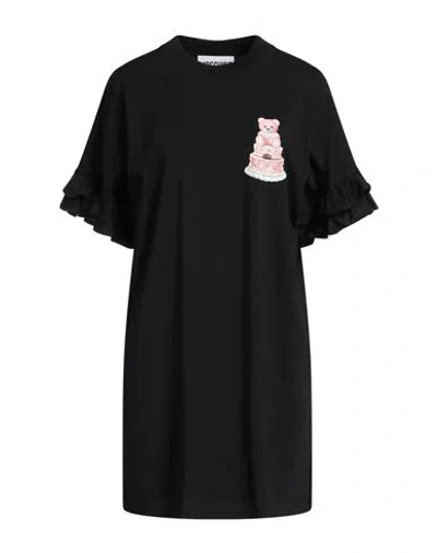 Moschino Couture Woman Mini Dress Black Size 6 Cotton