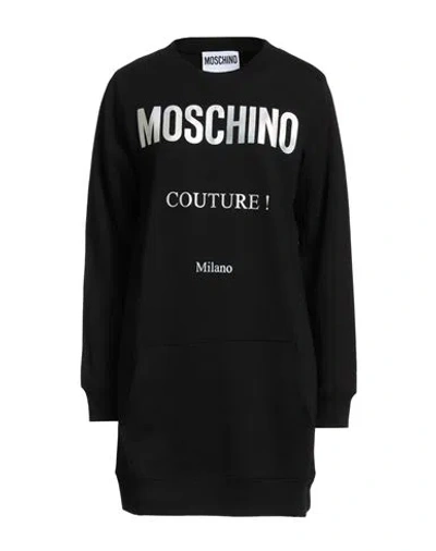 Moschino Couture Woman Mini Dress Black Size 6 Cotton