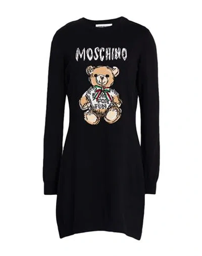 Moschino Couture Woman Mini Dress Black Size 6 Cotton