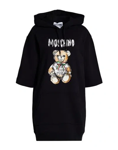 Moschino Couture Woman Mini Dress Black Size 6 Cotton