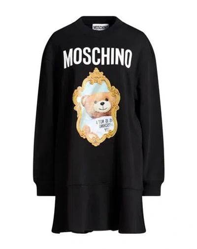 Moschino Couture Woman Mini Dress Black Size 6 Organic Cotton