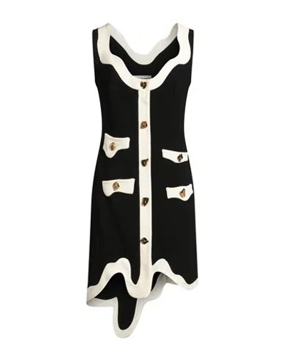 Moschino Couture Woman Mini Dress Black Size 8 Viscose, Wool, Elastane