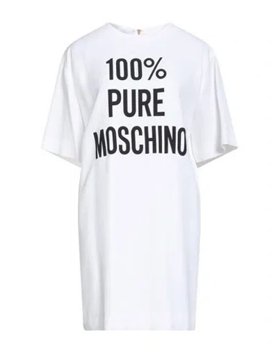 Moschino Couture Woman Mini Dress Ivory Size 8 Acetate, Viscose In White